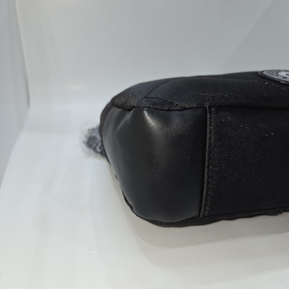 Kurt Geiger London Black Quilted Nylon Convertible Hobo Shoulder Bag. - Picture 8 of 14